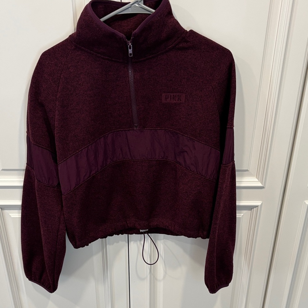 PINK Victoria's Secret Burgundy Pullover